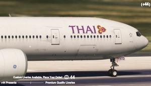 Thai Airways w/ Cabin (HS-TKQ) PMDG 777-300ER - 8K [WORN OUT] thumbnail 5