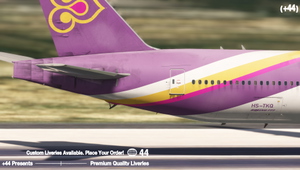 Thai Airways w/ Cabin (HS-TKQ) PMDG 777-300ER - 8K [WORN OUT] thumbnail 7