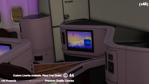 Thai Airways w/ Cabin (HS-TKQ) PMDG 777-300ER - 8K [WORN OUT] thumbnail 13