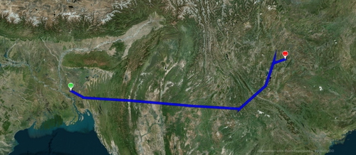 The Hump Route Nan 2B