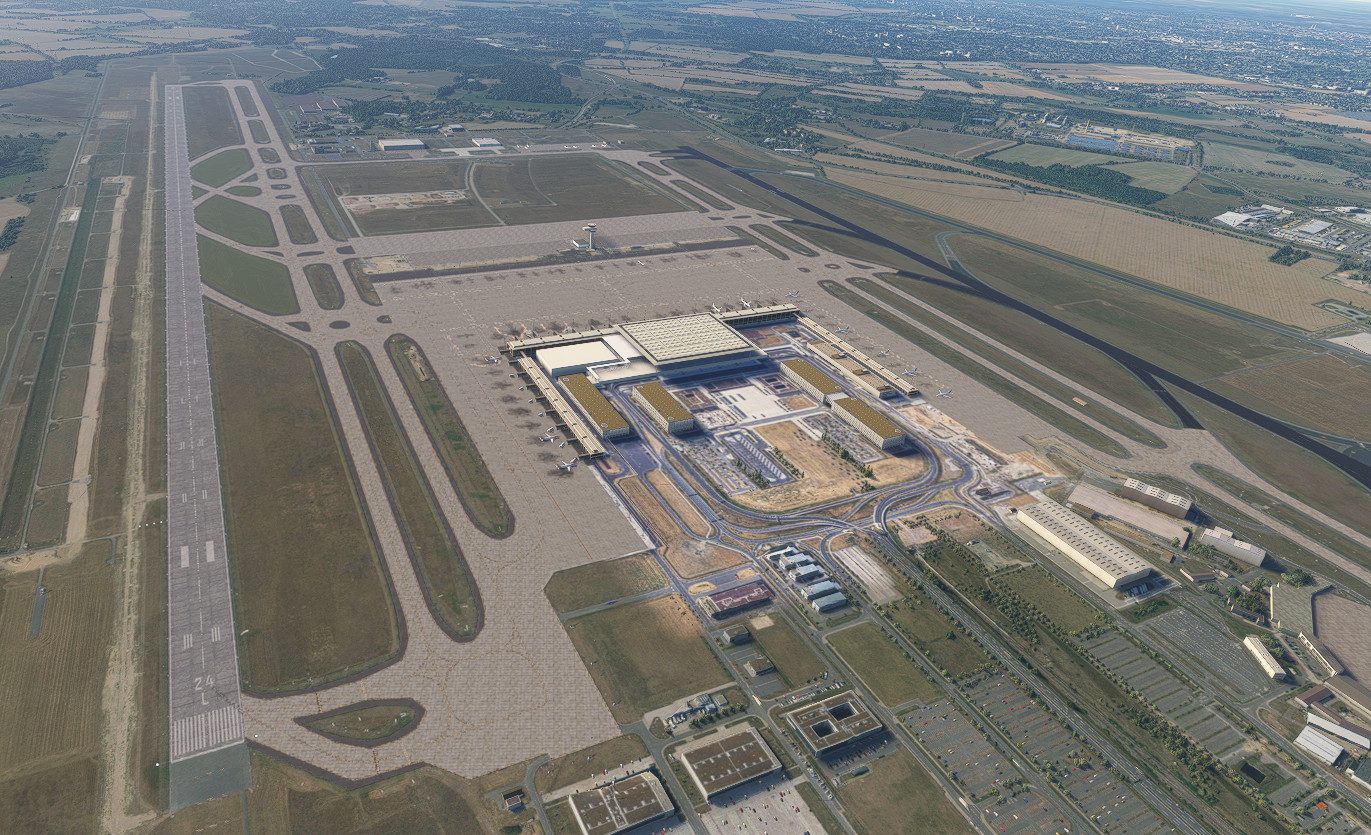 Theredfox EDDB Berlin Brandenburg runway fix and scenery enhancement - Image 1