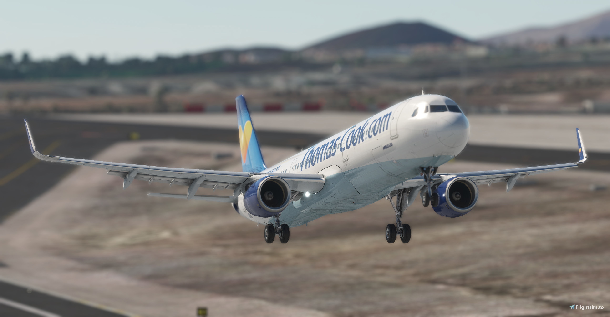 Fenix A321 SL | Thomas Cook G-TCDB 'Sunny Heart' Hybrid - MSFS Add-on ...