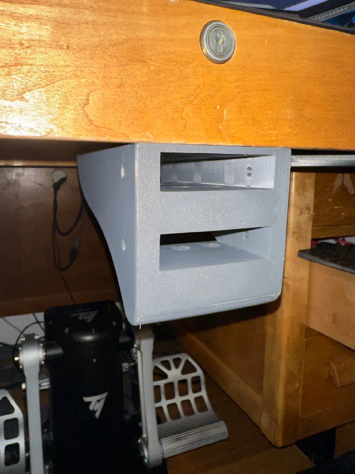 3D Printed ThrustMaster Warthog Desk/Table Stick Mount for Microsoft