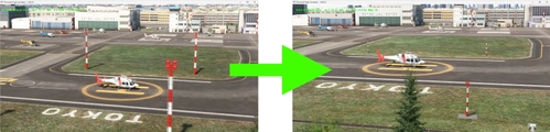 Tokyo Heliport - Japan Small Light Pole RJTI / RJTIH