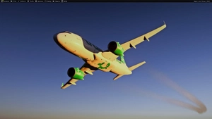 Transavia France F-HXSV/SX  Inibuilds A32N MSFS2024 (with cabin &  test reg XSX livery) thumbnail 11