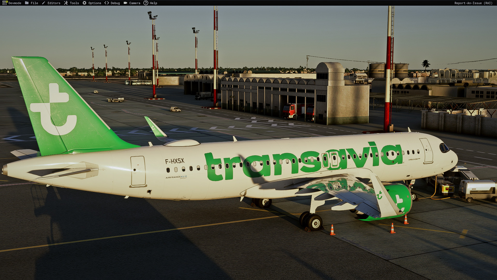 Transavia France F-HXSV/SX Inibuilds A32N MSFS2024 (with cabin & test reg XSX livery) - Image 1