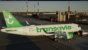 Transavia France F-HXSV/SX  Inibuilds A32N MSFS2024 (with cabin &  test reg XSX livery) thumbnail 1