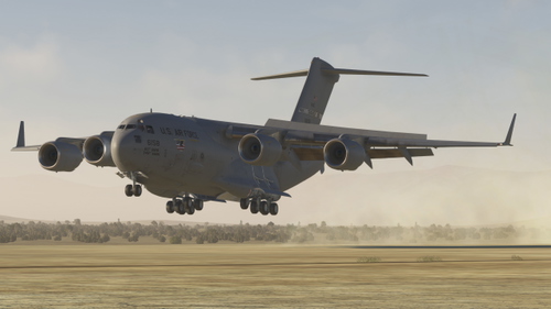 Travis 21st + 301st Air Lift Squadron Fleet - Delta Simulations C-17