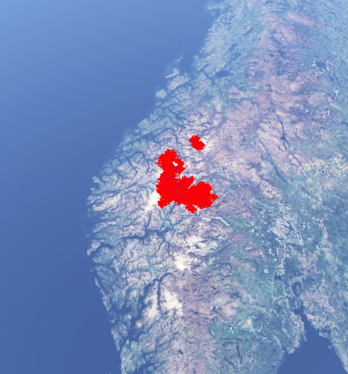 Treefix Jotunheimen and surrounding areas