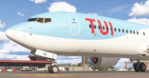 Tui Airways G-TUMZ | Asobo 737-8MAX | 8K | Catania thumbnail 3