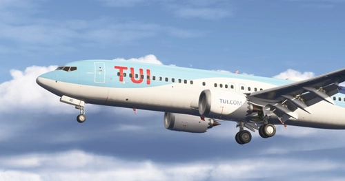 Tui Airways G-TUMZ | Asobo 737-8MAX | 8K | Catania