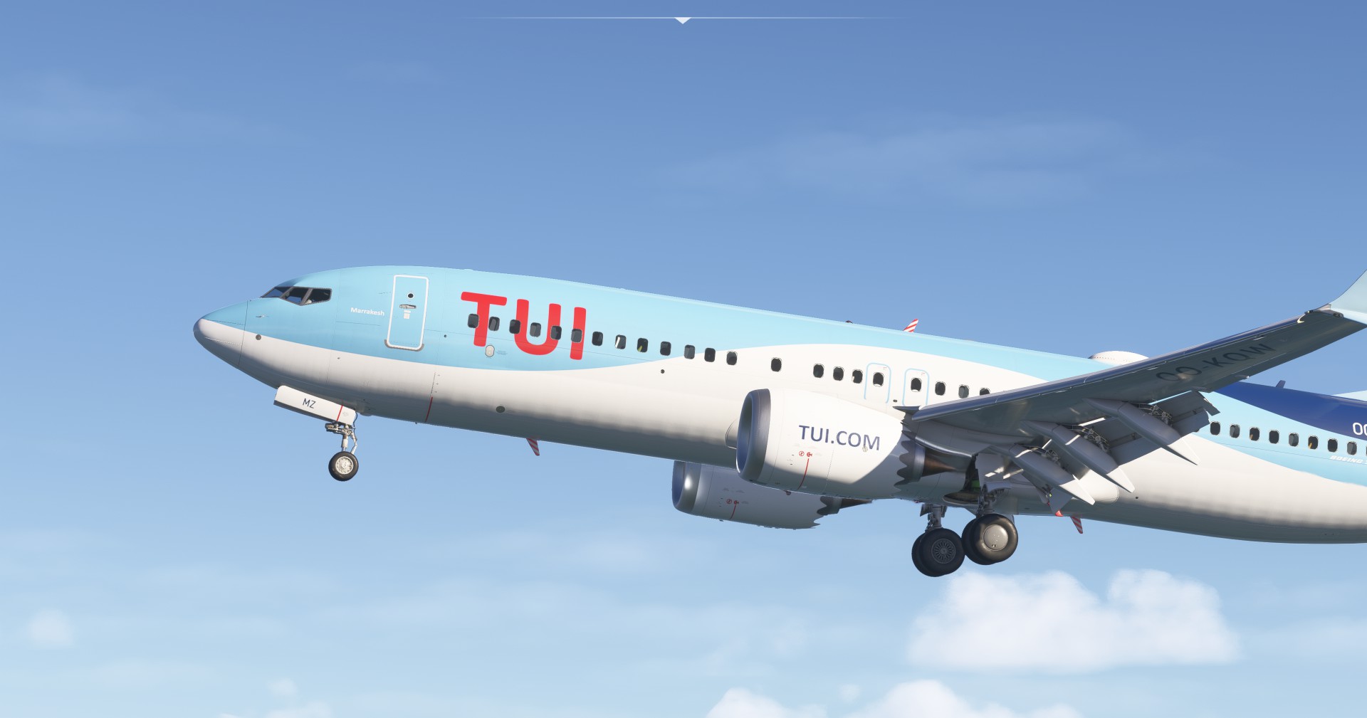 Tui fly Belgium OO-TMZ | Asobo 737-8MAX | 8K | Request - Aircraft