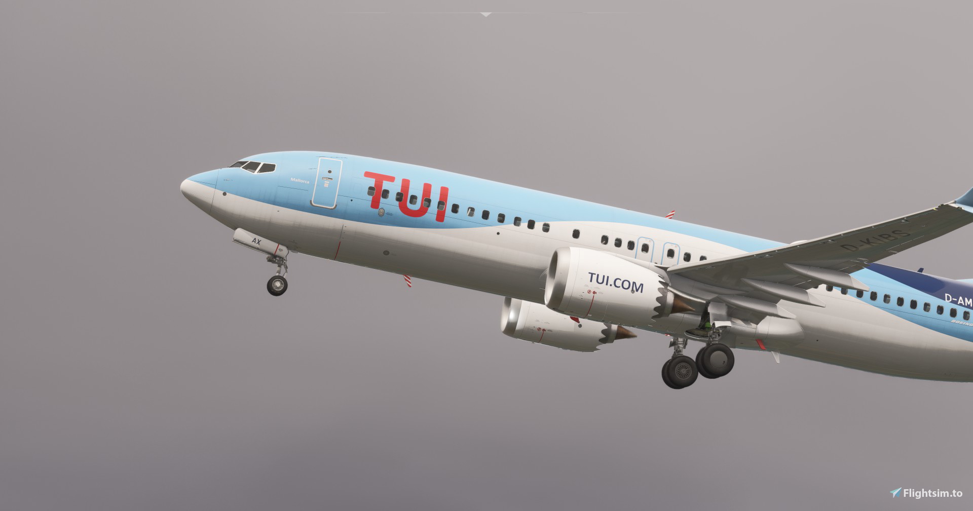 Tui fly GmbH D-AMAX | Asobo 737-8MAX | 8K | Requested - Image 1