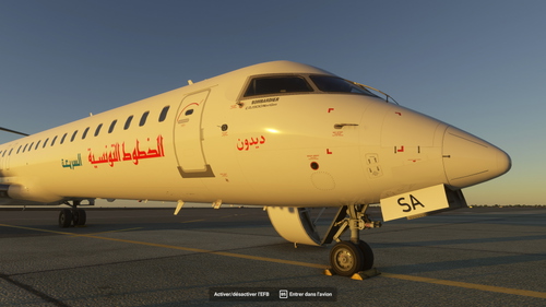 Tunisair Express TS-ISA for Aerosoft Bombardier CRJ900 V2(only)