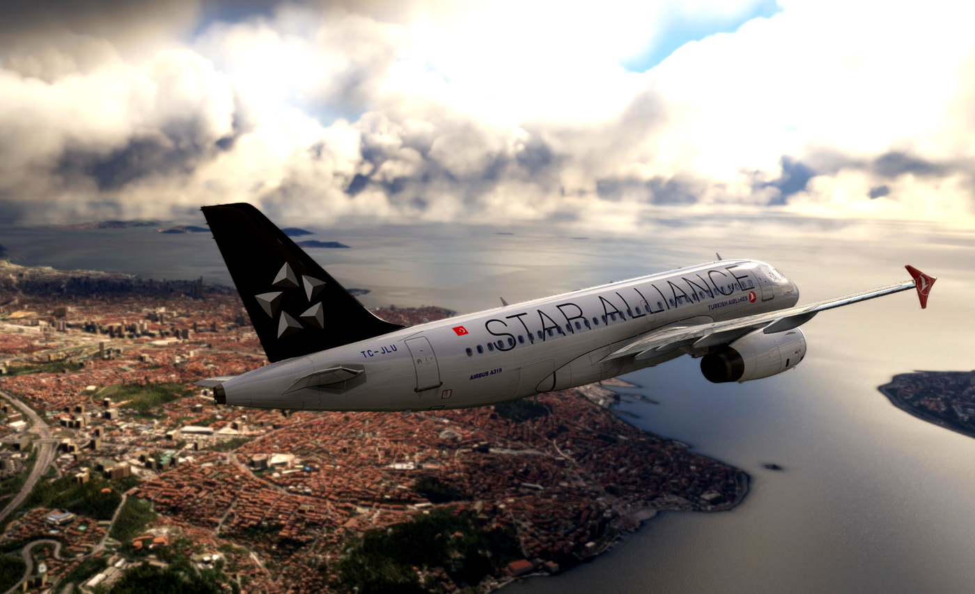 Turkish Airlines 'Star Alliance' A319-112 | TC-JLU| w/ custom cabin for ...