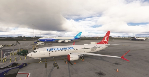 Turkish Airlines (TC-LCF / TC-LCA) | Asobo 737-8MAX