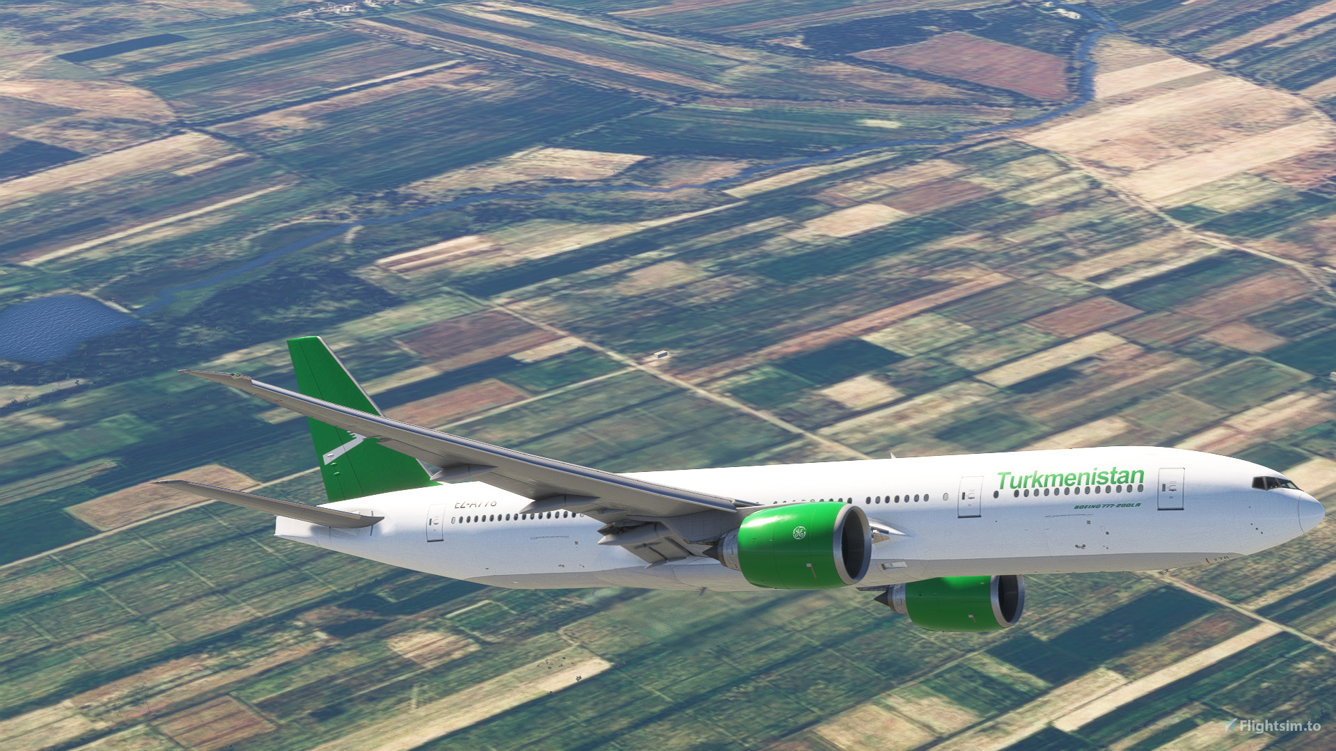 Turkmenistan 777-200LR トルクメニスタン ph 1:400 Turkmenistan 777-200LR トルクメニスタン ph 1:400