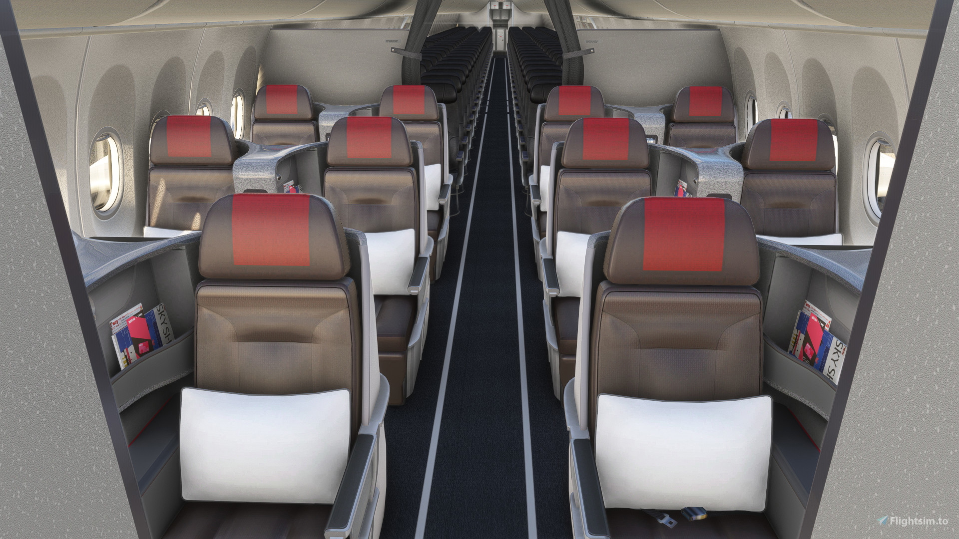 T'way Air B737 MAX HL8513 Livery (with Cabin) for iFly B737