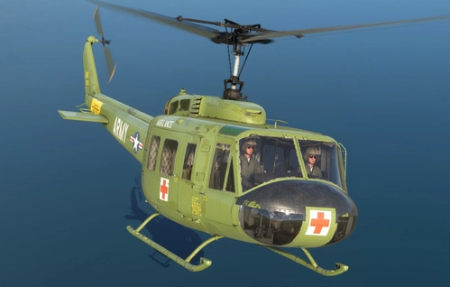 Taog's Hangar UH-1H Huey 57th Medical Detachment UH-1H  Vietnam war (1962-63)