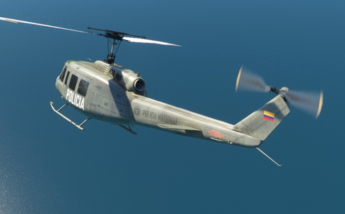 Taog's Hangar UH-1H Huey Policia Nacional Colombia