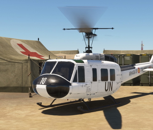 Taog's Hangar UH-1H Huey Spanish Navy  United Nations