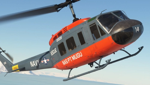 Taog's Hangar UH-1H Huey US NAVY rescue Naval Air Station Point Mugu
