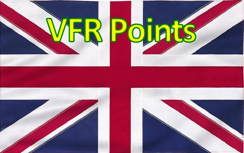 UK - VFR Points in csv format