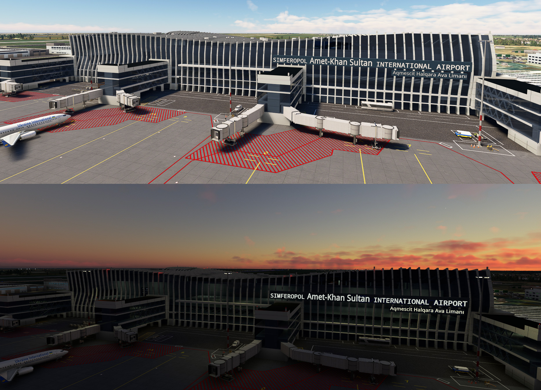 UKFF - Simferopol International Airport - mod for original scenery by x-flight - Image 2