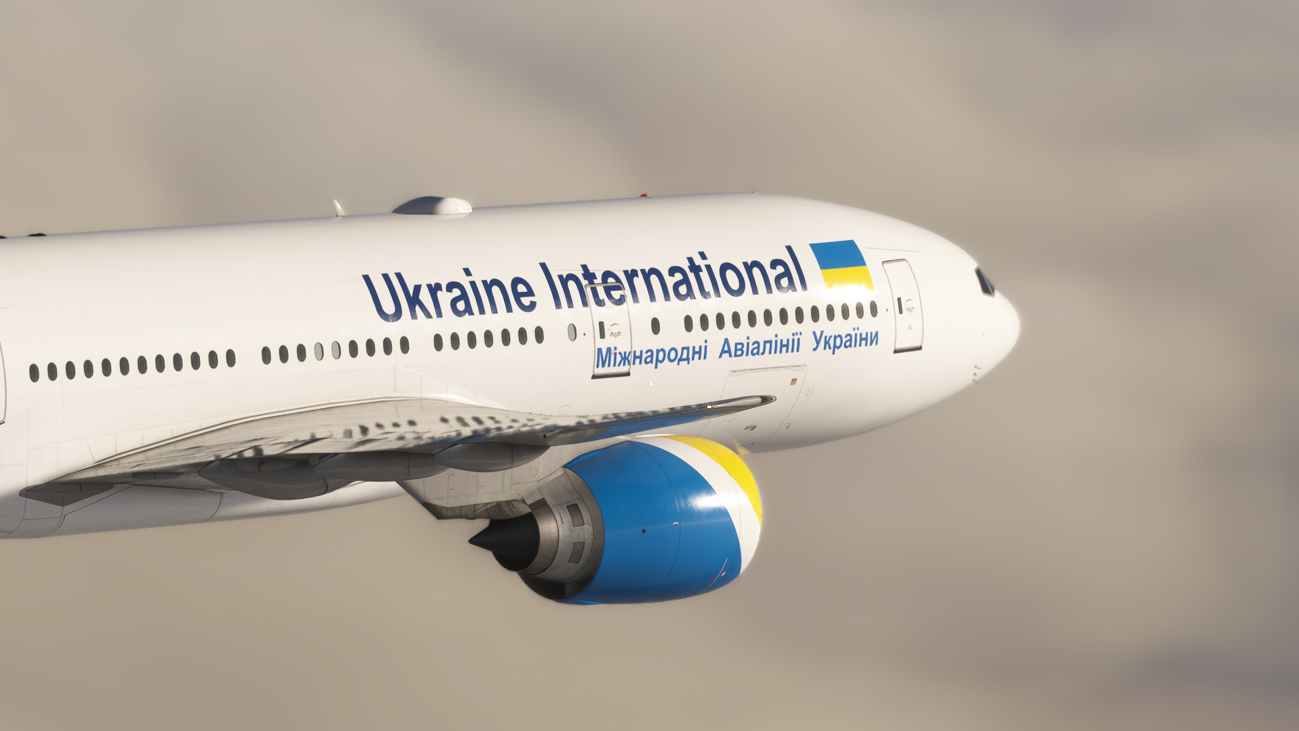 国際航空　B777-200ER UR-GOA Ukraine International Airlines (UR-GOA) With Cabin - Aircraft