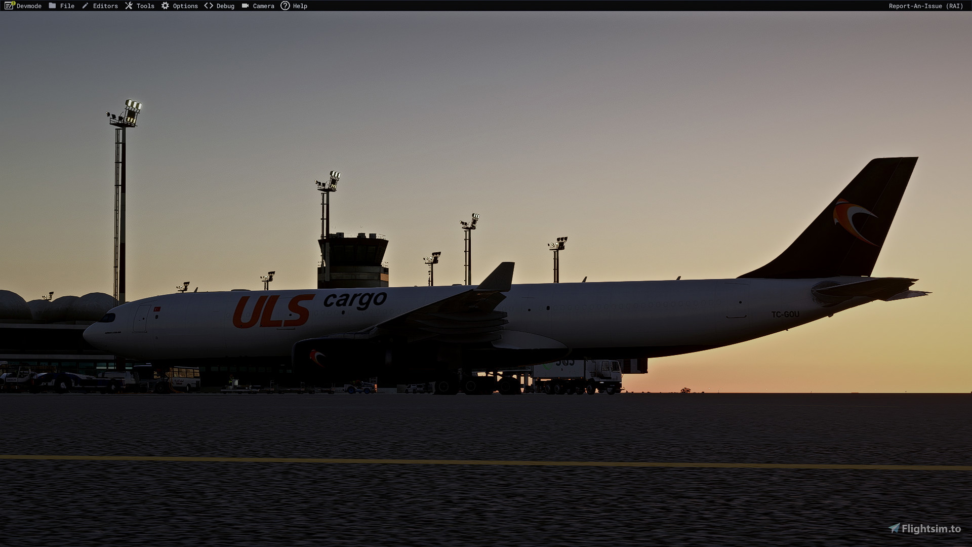 ULS Cargo TC-GOU livery Inibuilds A330-300RR P2F MSFS2024 for