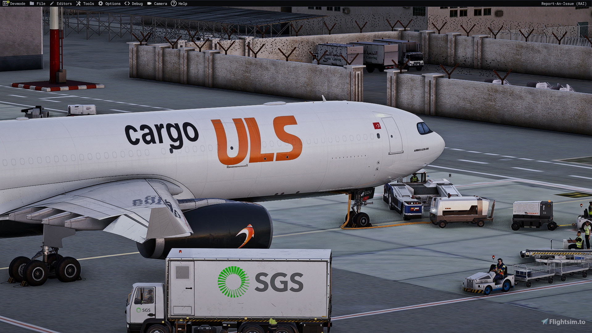 ULS Cargo TC-GOU livery Inibuilds A330-300RR P2F MSFS2024 for