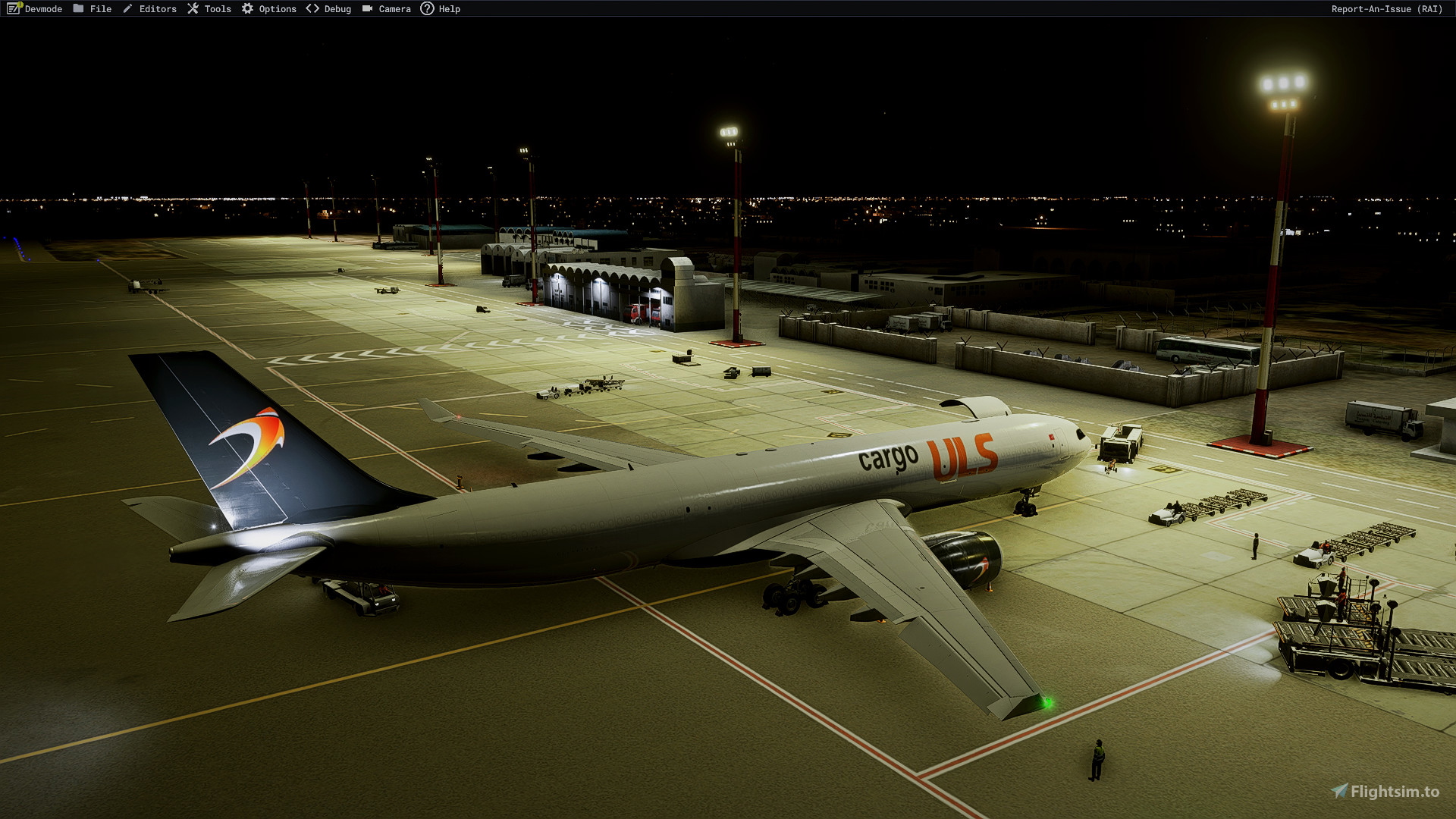 ULS Cargo TC-GOU livery Inibuilds A330-300RR P2F MSFS2024 for