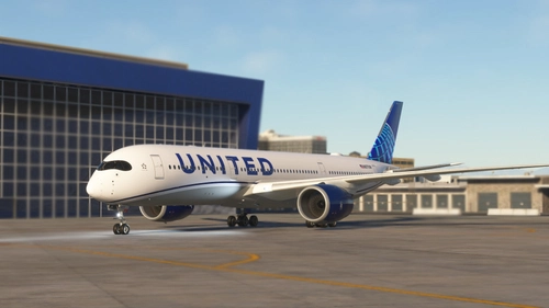 UNITED AIRLINES A350-900 EVO-BLUE [Fictional]