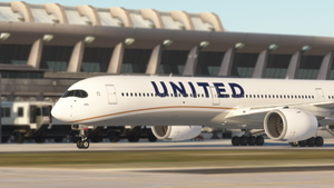 United Airlines Airbus A350-1000 WAVY Livery [Fictional] thumbnail 2