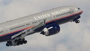 United Airlines 'Battleship Gray' [Pack] w/Cabin | PMDG B777-222 thumbnail 3