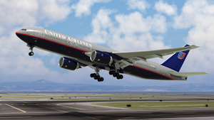 United Airlines 'Battleship Gray' [Pack] w/Cabin | PMDG B777-222 thumbnail 13