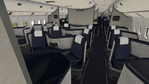 United Airlines 'Battleship Gray' [Pack] w/Cabin | PMDG B777-222 thumbnail 17