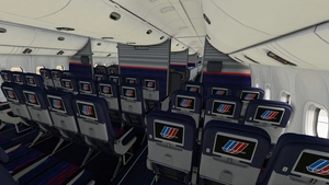 United Airlines 'Battleship Gray' [Pack] w/Cabin | PMDG B777-222 thumbnail 22
