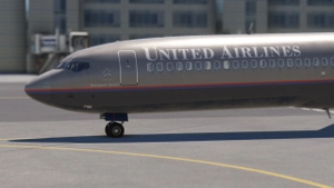 United Airlines "Battleship Grey" N7285U w/Cabin | FlightSim Studios B727 Passenger thumbnail 8