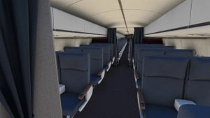 United Airlines "Battleship Grey" N7285U w/Cabin | FlightSim Studios B727 Passenger thumbnail 13