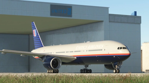 United Airlines Boeing 777-200 – "Battleship Grey"  N777UA [ WIP]