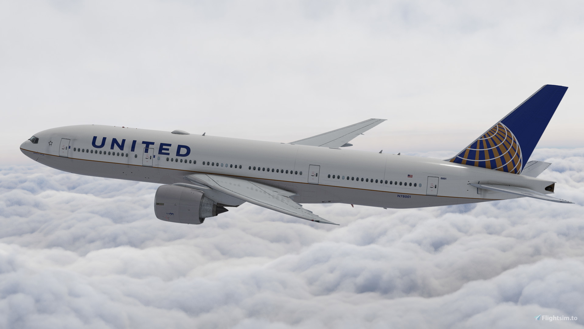 United Airlines 'CO/Merger' [Pack] w/Cabin | PMDG B777-200