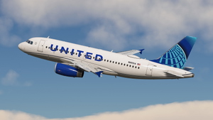 United Airlines 'Evo-Blue' | Pack | w/Cabin | Fenix A319 (8K + 4K) thumbnail 7