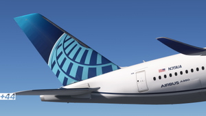 United Airlines EVO BLue (N351UA) iniBuilds A350-1000 - 8K thumbnail 9