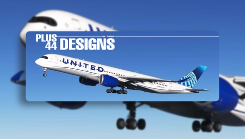 United Airlines EVO BLue (N359UA) iniBuilds A350-900 - 8K