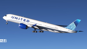 United Airlines EVO BLue (N359UA) iniBuilds A350-900 - 8K thumbnail 4