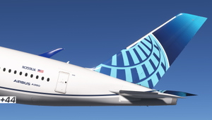 United Airlines EVO BLue (N359UA) iniBuilds A350-900 - 8K thumbnail 5