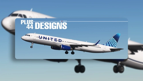 United Airlines EVO Blue (N44501) Fenix A321 IAE SL - 8K