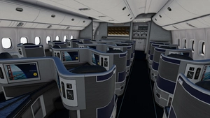 United Airlines 'Evo-Blue' [Pack] w/Cabin | PMDG B777-200 thumbnail 17