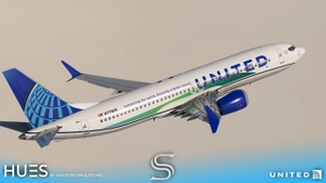 United Airlines Livery Pack | iFly 737 MAX 8 | 4K thumbnail 7